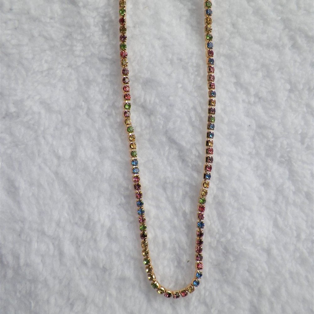 Forever 21 Multicolor Rhinestone Necklace - Picture 7 of 9